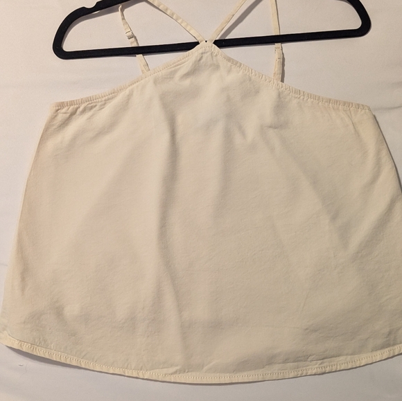 Banana Republic Cross-Front Tank Top - Size XS - Cream Color - Minimalist & Chic - Picture 3 of 4